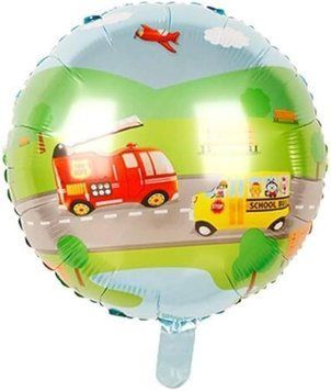Фольгована кулька Коло машинки, 45 см 0.0832 фото