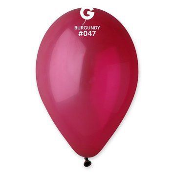 Латексна кулька Standard 10" (26cm), Бордовий n_317091 фото