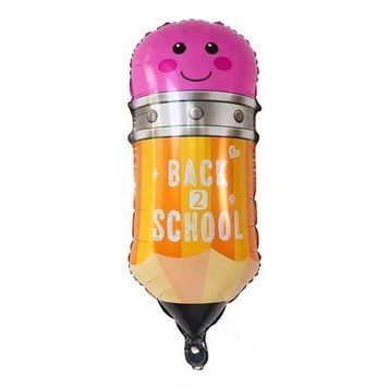 Фольгована кулька Олівець Back 2 School, 73&times;36 см 0.0473 фото