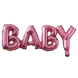 Фольгований напис "BABY", 80&times;30 см, рожевий 3.0140 фото