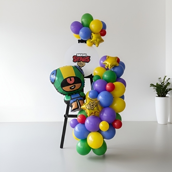 Набір для створення фотозони &ldquo;Brawl Stars&rdquo; з гірляндою 5 м FZBS50 фото