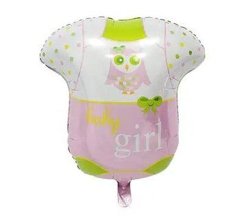 Фольгована кулька "Бодік 3 Baby Girl", 43&times;55 см 0.0893 фото