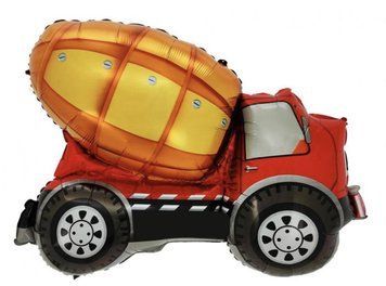 Фольгована кулька Бетонозмішувач міні, 25&times;32 см 0.0843 фото
